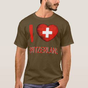 I Love Switzerland My Home My Country 9 T-Shirt