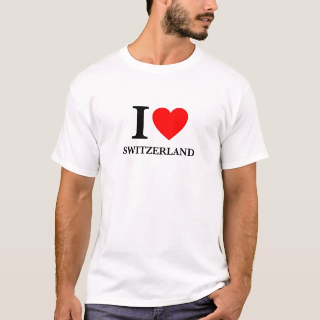 I Love Switzerland T-Shirt (Front)
