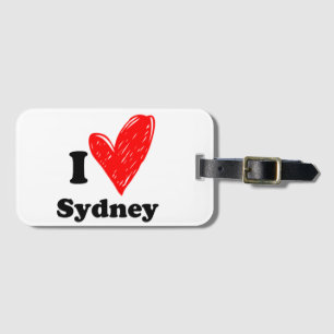I love Sydney Luggage Tag