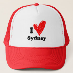 I love Sydney Trucker Hat