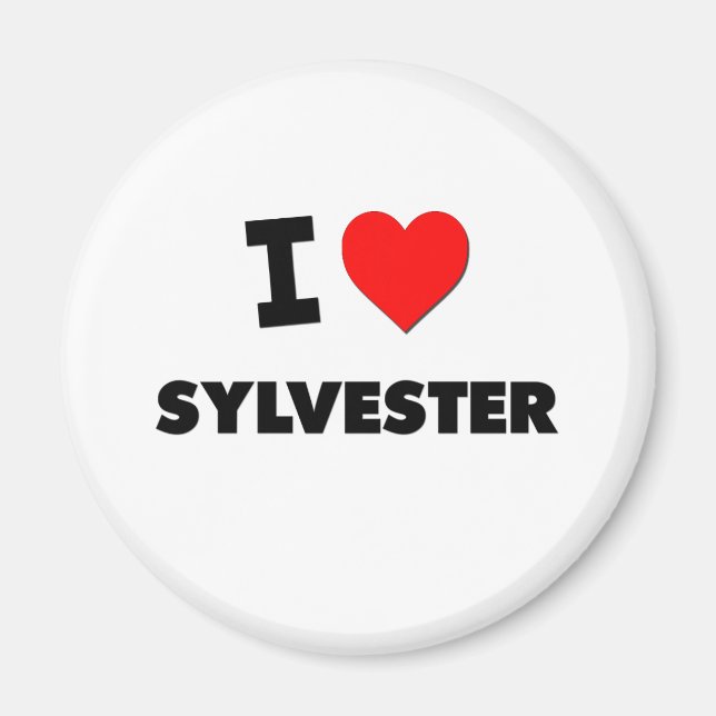 I love Sylvester Magnet (Front)