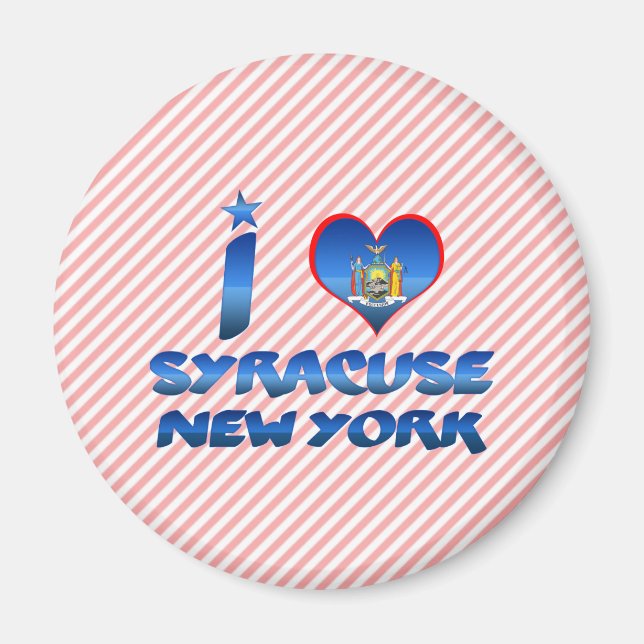 I love Syracuse, New York Magnet (Front)