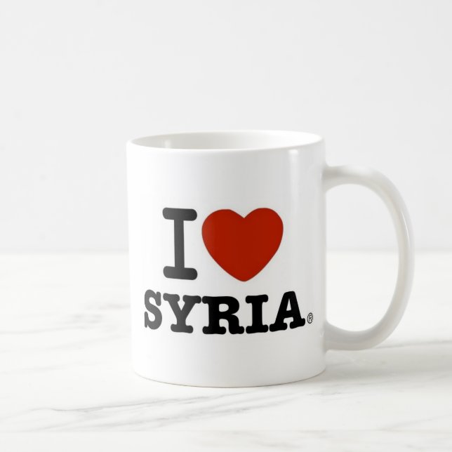I Love Syria Coffee Mug (Right)