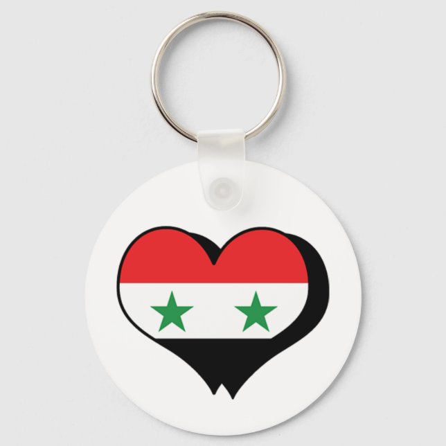 I Love Syria Keychain (Front)