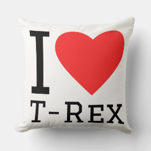 I love t rex  cushion