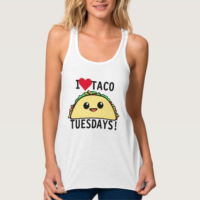 I Love Taco Tuesdays Singlet (Front)