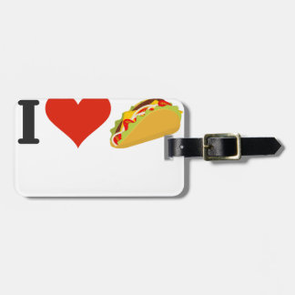 I Love Tacos For Taco Lovers Luggage Tag