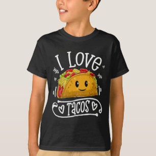 I Love Tacos T Shirt Cinco De Mayo Women Men Kids