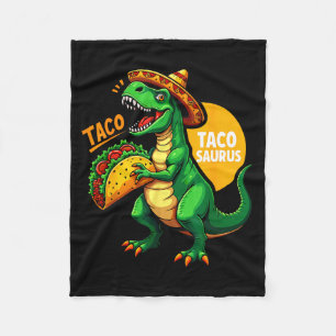 I Love Tacos Tuesday Men Women Mexican Funny Cinco Fleece Blanket