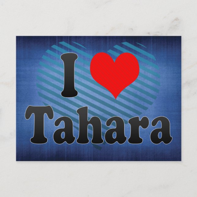I Love Tahara, Japan Postcard (Front)