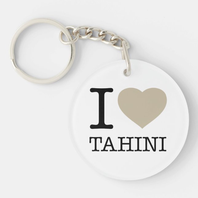 I LOVE TAHINI KEY RING (Front)