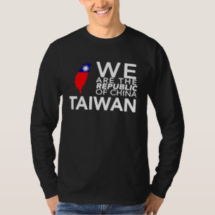 I Love Taiwan Flag Taiwanese Taiwan Pride ROC Taip T-Shirt