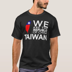 I Love Taiwan Flag Taiwanese Taiwan Pride ROC Taip T-Shirt