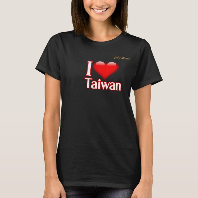 I Love Taiwan T-Shirt (Front)