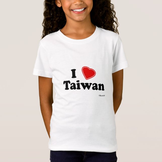 I Love Taiwan T-Shirt (Front)