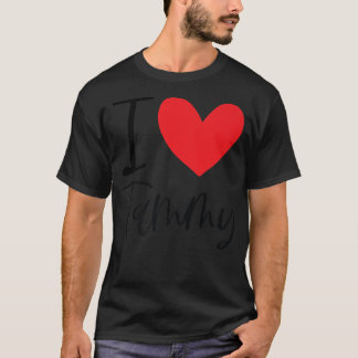 I Love Tammy Name Personalised Girl Woman BFF Frie T-Shirt
