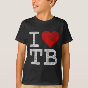 I Love Tampa Bay I Heart Tb Florida Football T-Shirt