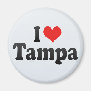 I Love Tampa Magnet