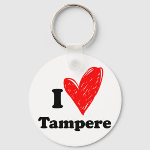 I Love Tampere Key Ring