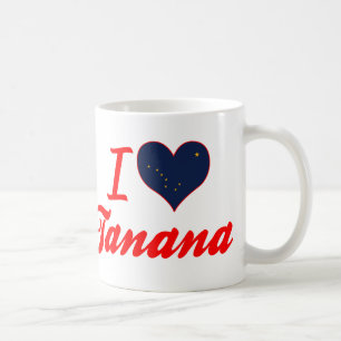 I Love Tanana, Alaska Coffee Mug
