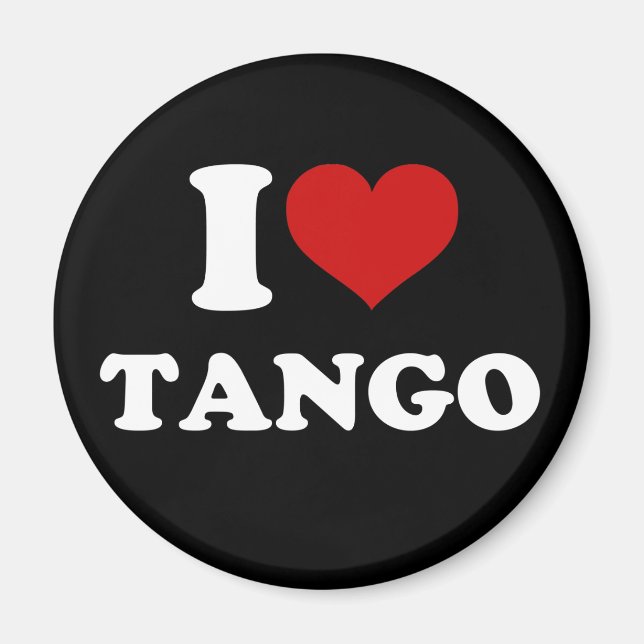 I Love Tango Magnet (Front)