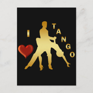 I LOVE TANGO POSTCARD