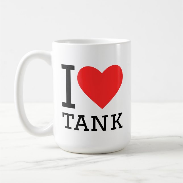 I love tank coffee mug (Left)