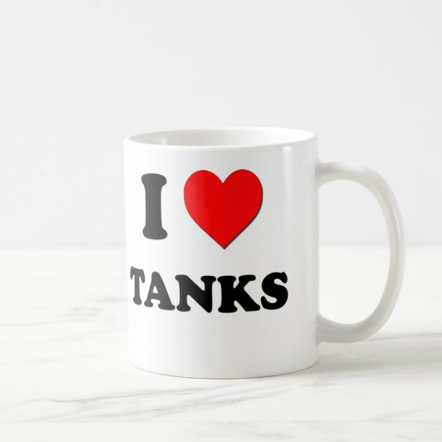 I love Tanks Coffee Mug (Right)