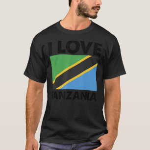 I Love Tanzania I Heart Tanzania Family Travel Tan T-Shirt