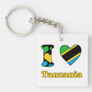 I love Tanzania Key Ring
