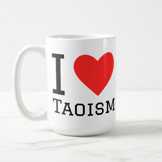 I love taoism coffee mug (Left)