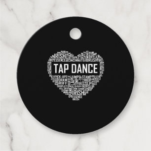 I Love Tap Dance Dog Lover Dancer Gifts for Women Favour Tags