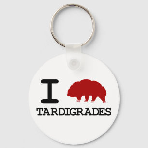I Love Tardigrades Key Ring