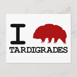 I Love Tardigrades Postcard