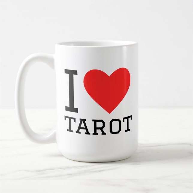 I love tarot coffee mug (Left)