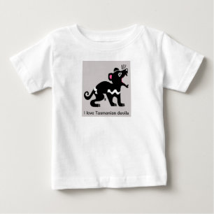 I love Tasmanian devils -Australia -Animal lover Baby T-Shirt