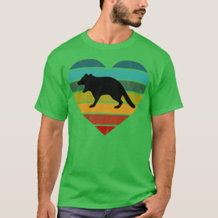 I Love Tasmanian Devils Retro Heart T-Shirt
