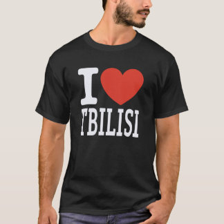 I Love Tbilisi City Heart Graphic Souvenir Travel T-Shirt