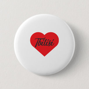 I Love Tbilisi - Georgia 6 Cm Round Badge