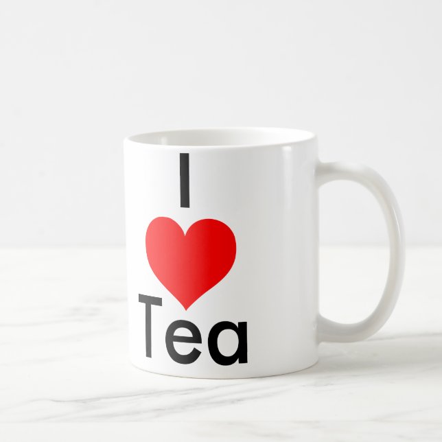 I love Tea Coffee Mug (Right)