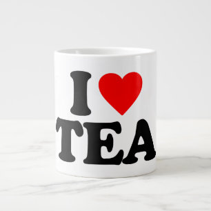 I LOVE TEA LARGE COFFEE MUG