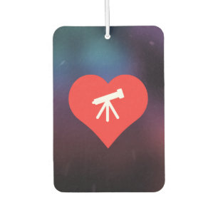 I Love Telescopes Car Air Freshener
