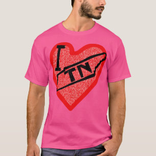 I Love Tennessee I Heart TN T-Shirt