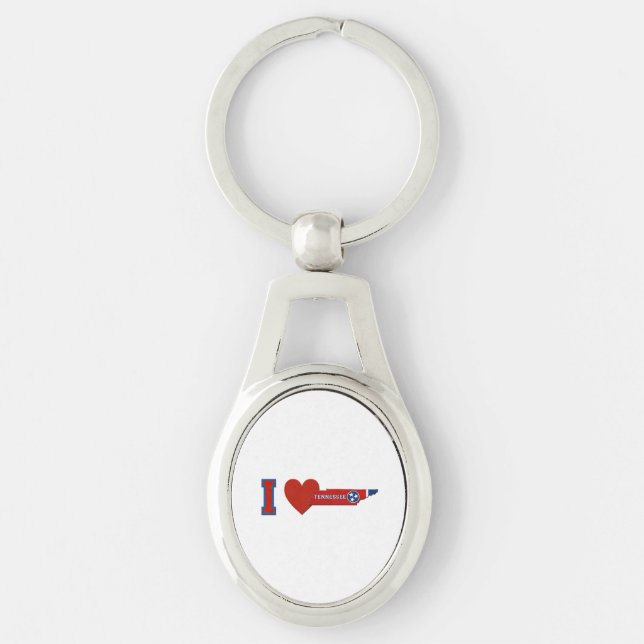 I Love Tennessee Key Ring (Front)