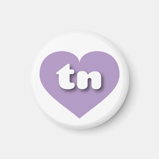 I love Tennessee - tn lavender heart Magnet (Front)