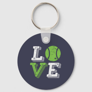 I Love Tennis Keep Calm and Play Tennis Key Ring