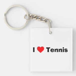 I love Tennis Key Ring