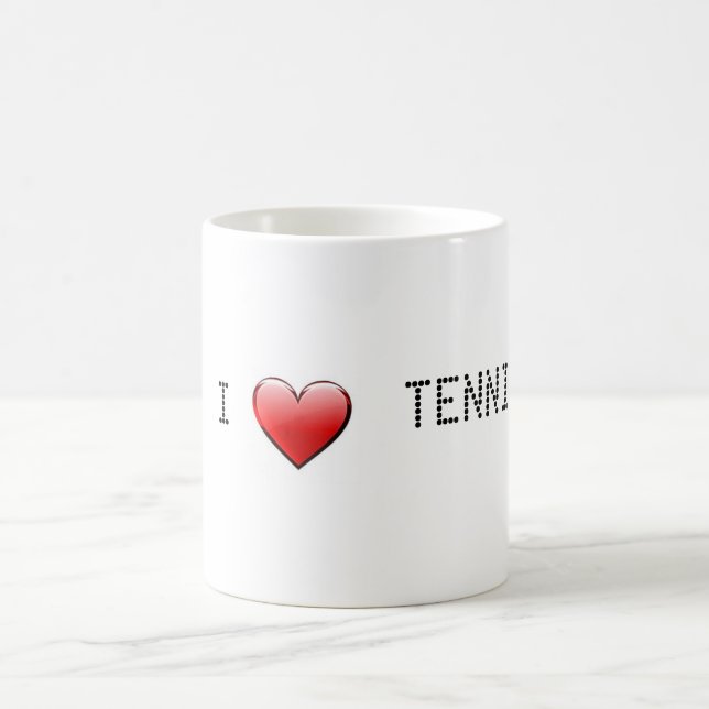 I love tennis mug (Center)