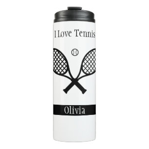 I Love Tennis Thermal Tumbler