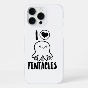 I Love Tentacles T-shirt Cute Octopus Tee iPhone 16 Pro Max Case